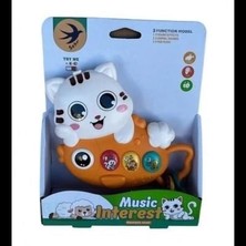Renas Store 855-202D Pilli Müzikli Kedi -Zrv