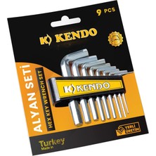 Renas Store Kendo Allen Anahtar Seti Alyan Anahtar 9 Parça
