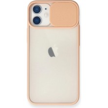 Renas Store Mey Ithalat®   iPhone 11 Kılıf Palm Buzlu Kamera Sürgülü Silikon - Pembe
