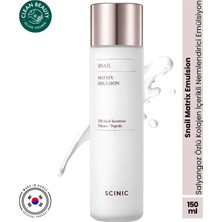 Scinic Snail Matrix Emulsion Salyangoz Özlü Kolajen Içerikli Nemlendirici Emülsiyon 150ML