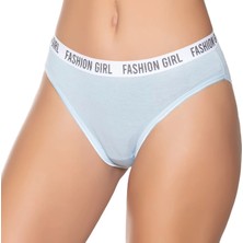 Gümüş 606212'LI Kadın Likralı Kemerli Lastik "fashion Girl" Bikini