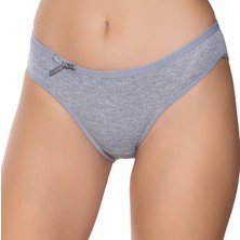 Gümüş 6095 12'li Kadın Ribana Ince Bel Çizgili Bikini