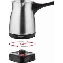 Renas Store Çelik Kahve Makinesi Cezve 800 Watt Paslanmaz Çelik Türk Kahvesi Makinesi