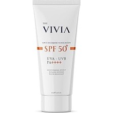 Renas Store The Vivia Leke Karşıtı Yüksek Koruyucu Yüz Güneş Kremi Tüm Cilt Tipleri Spf 50+ 50 ml