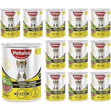 Renas Store Yetişkin Kedi Tavuklu Pate 400 gr x 12 Adet