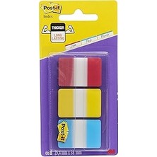 Renas Store Post-It 686-RYB Sert Seperatör Dosyalama Için Ideal, Sert Polyester Indeks Kırmızı, Sarı, Mavi Kırmızı