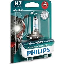 Renas Store Philips 12972XV+BW X-Tremevision Moto +%130 H7 Motosiklet Far Lambası, 1 Adet