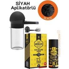 Renas Store Aplikatörlü Saç Dolgunlaştırıcı Fiber Topik Toz Siyah 50 Gram