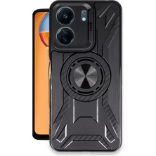 Renas Store Newface Xiaomi Redmi 13C Kılıf Lincoln Silikon - Siyah
