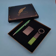 Renas Store Çakmak ve Yeşil Kalem Anahtarlık