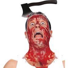 Renas Store Kafaya Saplanmış Halloween Kanlı Balta Şaka Tacı
