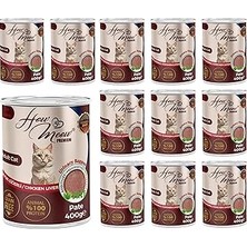 Renas Store Yetişkin Kedi Tavuk Ciğerli Pate 400 gr x 12 Adet