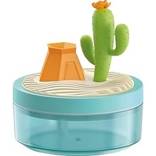 Renas Store Busstier Manzara Temalı Hava Nemlendirici, 320ML Su Kapasitesi, USB Girişli, Sessiz Çalışma, Taşınabilir ve Dekoratif Tasarım (Kaktüs)