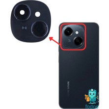 Fodos Tecno Spark Go 1 Arka Kamera Camı Lensi Çerçeveli Komple Kl4 Uyumlu
