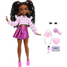 Renas Store Barbie Kahverengi Saçlı ve Eklemleri Bükülebilen Barbie Dream Besties 'brooklyn' Bebek ve Aksesuarları, Dans Temalı Oyuncaklar, JKP51