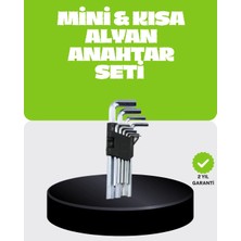 Renas Store 9 Parça Alyan Anahtar Seti Bisiklet Mobilya ve Otomotiv Uyumlu
