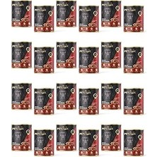 Renas Store Konserve Köpek Maması Yetişkin Sığır Etli, Kıyılmış, Pate Etli 415 gr 24 Adet Yaş Mama Düşük Tahıllı