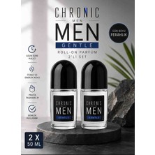 Chronic Men Gentle Erkek Roll-On  2 x 50 ml Uzun Süre Kalıcı Ferah Koku