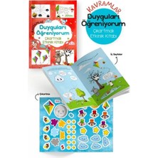 Renas Store Kramlar – Duyguları Öğreniyorum – Çıkartmalı Etkinlik Kitabı - 3 Yaş +