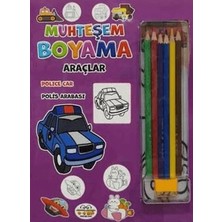Renas Store Muhteşem Boyama - Araçlar + 6lı Boya Kalemi