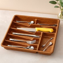 Renas Store Çekmece Içi Kaşıklık 7 Bölmeli Ahşap Renk 36X32 cm