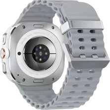 Renas Store Newface Watch 7 Ultra KR417 Rug Silikon Kordon - Gri