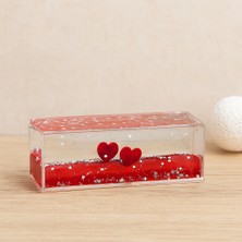 Renas Store Yüzen Akvaryum Mıka Şişe Süsü 4.5X13 cm (Kırmızı)