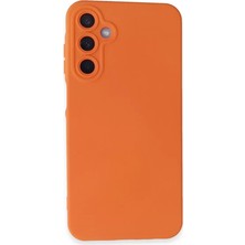 Renas Store Newface Samsung Galaxy A05S Kılıf Nano Içi Kadife Silikon - Turuncu