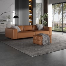 Veluxe Home & Living'den Luce Italyan Deri Modern Koltuk Hakiki Deri Modern Koltuk
