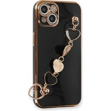 Renas Store Mey Ithalat®   iPhone 14 Plus Kılıf Esila Silikon - Siyah