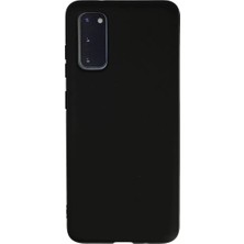 Renas Store Samsung Galaxy S20 Kılıf Nano Içi Kadife Silikon - Siyah