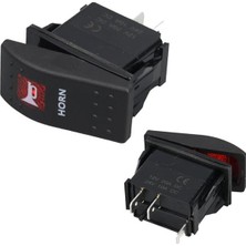 Renas Store Powermaster ﻿korna Sembollü Işıksız Yaylı 2 Pinli On-Off 12-24V Marin Switch