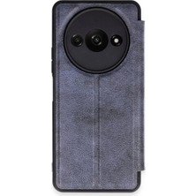 Renas Store Newface Xiaomi Redmi A3 4g Kılıf Flip Cover - Lacivert