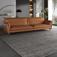 Veluxe Home & Living'den Konnes Italyan Deri Modern Koltuk Hakiki Deri Modern Koltuk