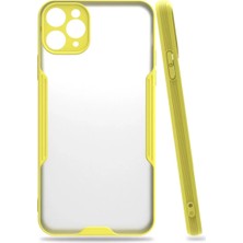 Renas Store Newface Iphone 11 Pro Max Kılıf Platin Silikon - Sarı