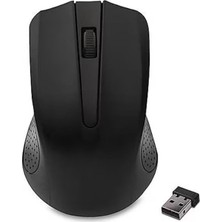 Renas Store Everest SM-537 USB Siyah 2.4ghz 1600DPI Kablosuz 5 Metre Menzilli Optik Mouse