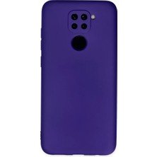 Renas Store Newface Xiaomi Redmi Note 9 Kılıf Nano Içi Kadife Silikon - Mor