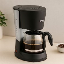 Renas Store 2in1 Filtre Kahve ve Çay Makinesi 1.2l Cam Hazneli