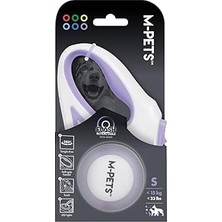 Renas Store -Pets Flash Ledli Otomatik Gezdirme Şerit 3mt, Purple