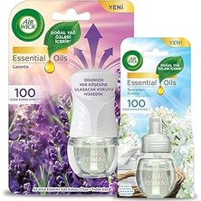 Renas Store Air Wick Elektrikli Oda Kokusu Lavanta Kit (Cihaz + Yedek Şişe) + Temizliğin Esintisi Yedek Şişe