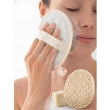 Renas Store Beylini Sisal Yüz Eldiven Lifi Peeling Cilt Temizleme Banyo Duş Kesesi Ölü Deri Karşıtı Tüm Ciltler Için