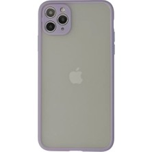 Renas Store Apple iPhone 12 Pro Max Kılıf Montreal Silikon Kapak - Mor