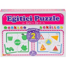 Renas Store 7194 Çark Puzzle Renkler Şekiller -
