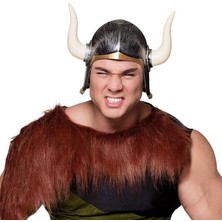 Renas Store Mega Boynuzlu Viking Ivar Kaskı Eskitilmiş Desen Gümüş Renk