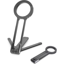 Renas Store Manyetik Katlanir Masaüstü Telefon Standi Metal - Siyah ND8030