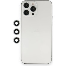 Renas Store Mey Ithalat®   iPhone 12 Pro Shine Kamera Lens - Gümüş