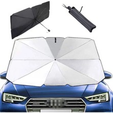Renas Store Araba Güneş Gölge Koruyucu Şemsiye Oto Ön Cam GÜNEŞLIK(145CM*79CM)