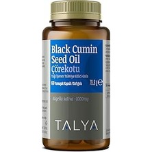 Renas Store Talya Çörekotu Yağı 60 Softgel - Soğuk Sıkım - Yüksek Timokinon - Nigella Sativa Tohumlarından Gdo'suz Türk Çörekotu Yağı - Glifosat Içermez