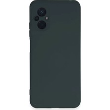 Renas Store Xiaomi Poco M5 Kılıf Nano Içi Kadife Silikon - Koyu Yeşil