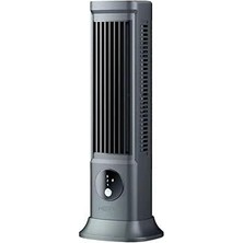 Renas Store HP-F21 USB Şarjlı Sessiz Kule Tipi Masaüstü Mini Fan 3 Kademe Ofis Tipi Soğutucu Kule Fanı